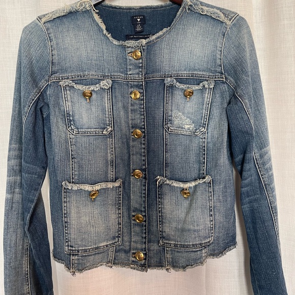 Guess Bomber Jean Jacket - Picture 7 of 8